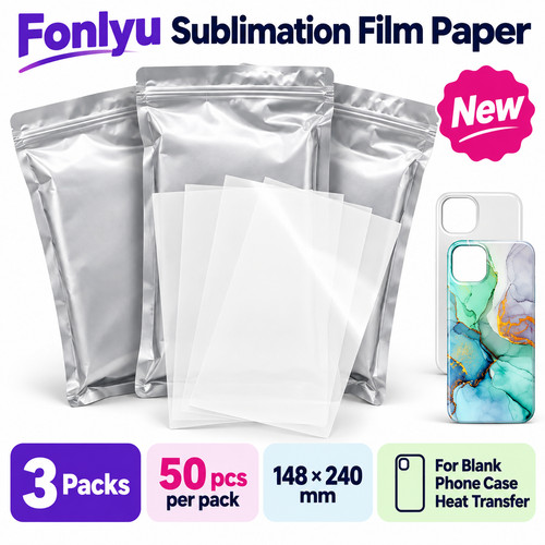 Fonlyu 50pcs sublimation film - fonlyu,