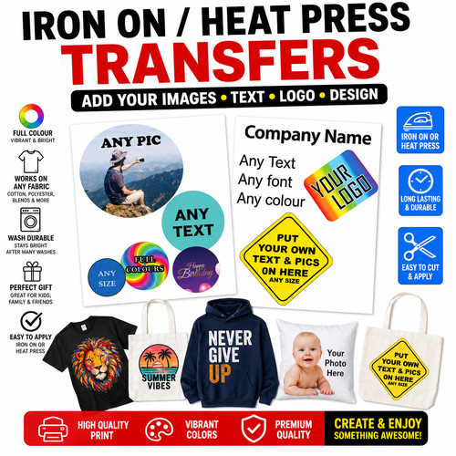Iron heat press transfer - iron,
