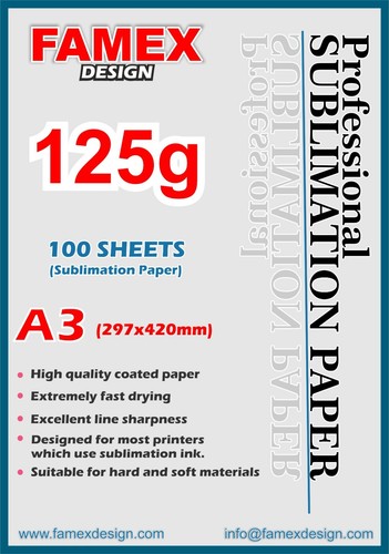 125g sublimation paper - sublimation,